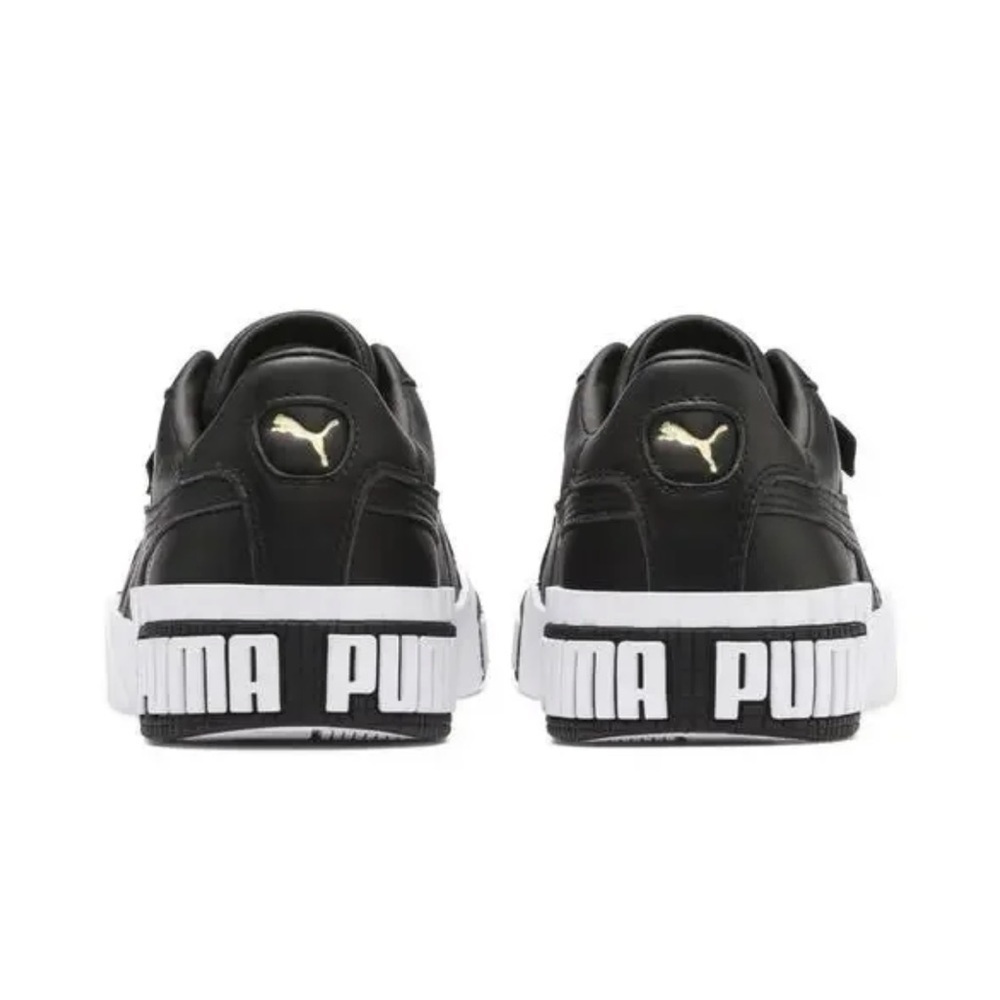 Womens Puma Cali Bold Black/White Sneakers Size 7.5 - Picture 2 of 7